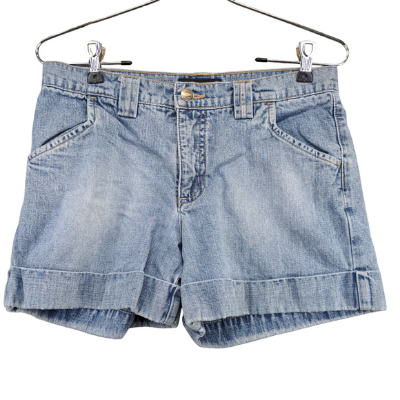 Xhilaration Womens Jean Shorts Blue Size 5 Denim Cotton Pockets Belt Loops - Picture 1 of 10